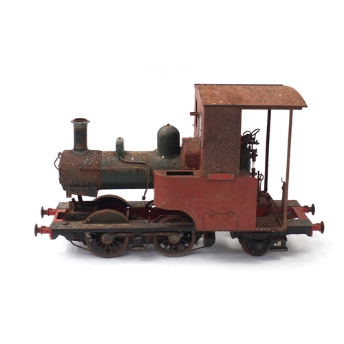 888 - Large scale live steam Douglas locomotive, possibly five inch gauge with another part hull, the Doug... 