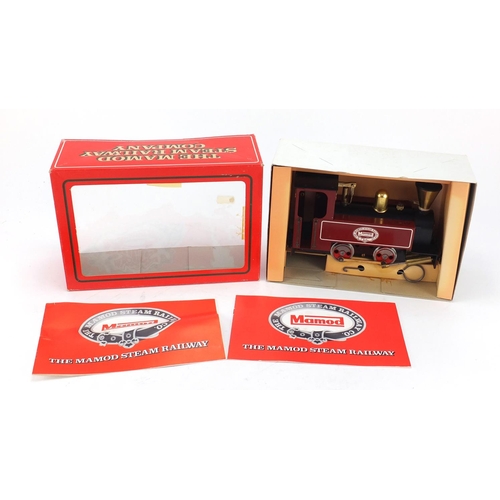 892 - Mamod steam train locomotive with box
