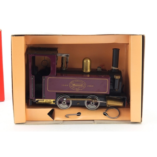 891 - Mamod steam train locomotive with box