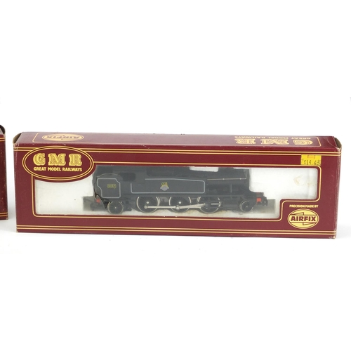 894 - Four GMR 00 gauge model railway locomotives with tenders and boxes including Royal Scot
