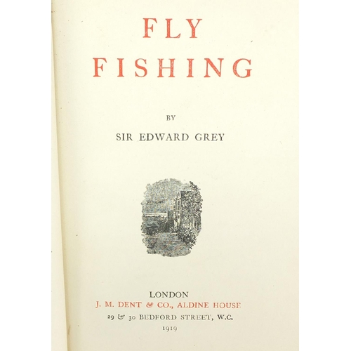 1562 - Fly Fishing by Sir Edward Grey together with Wild-Fowlers and Poachers, 50 Years on the East Coast b... 