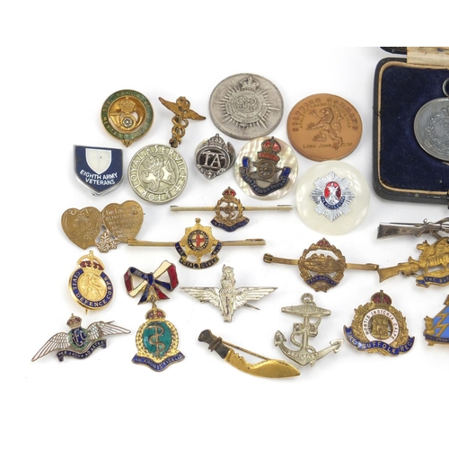 55 - British militaria including a World War I Victory medal awarded to 44489.2.A.M.C.LAMBERT.R.F.C., bad... 
