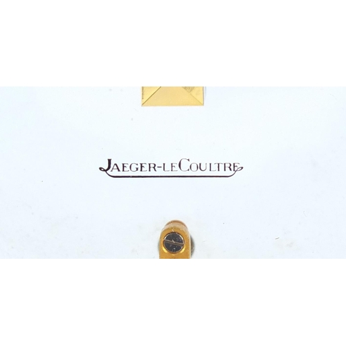 285 - Jaeger-LeCoultre eight day mystery clock with case numbered 354, 16.5cm high