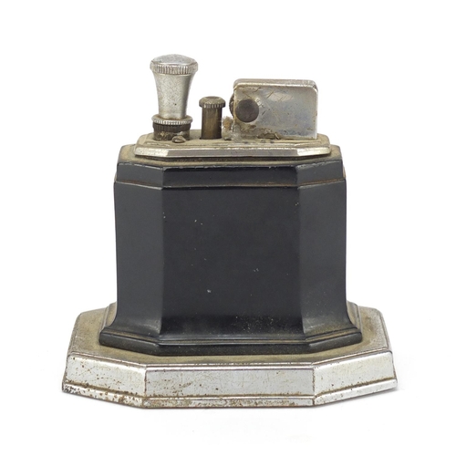 133 - Art Deco Ronson table touch tip table lighter, 9cm high