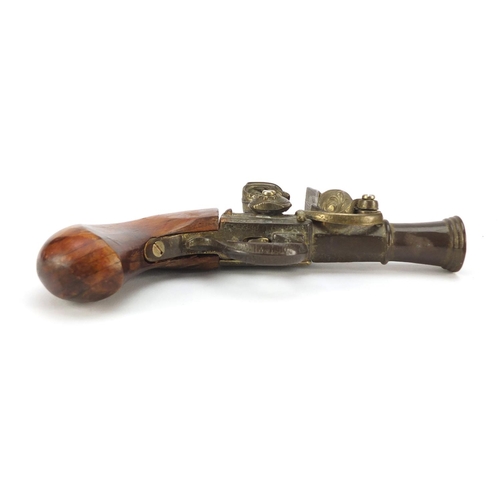 1546 - 19th century style decorative pocket pistol, 16.5cm in length