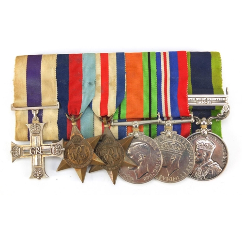 51 - British military six medal group relating to H D Prior of the Royal Sussex Regiment comprising Milit... 
