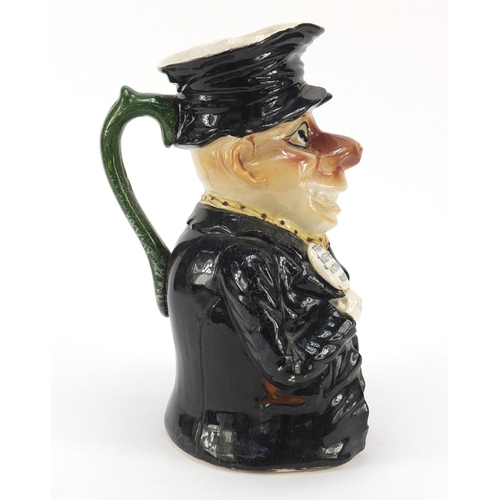 1525 - Victorian Toby jug of an Auctioneer from Joseph Auctions Rooms, 28cm high