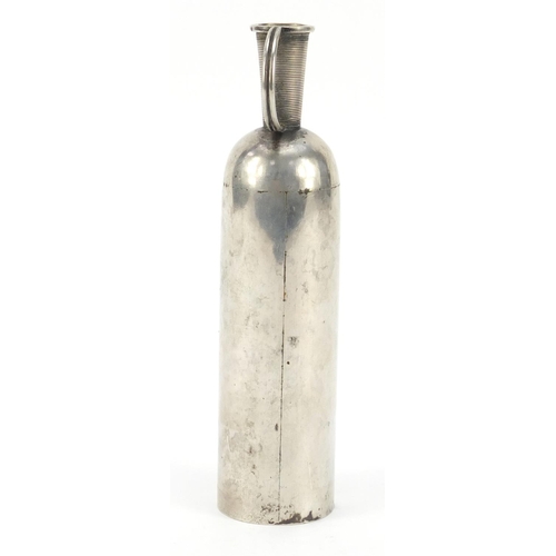 224 - Modernist Danish 925S silver jug by Franz Hingelberg numbered 39406, 16cm high, 112.9g