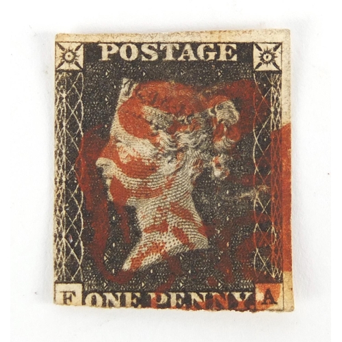 1538 - Victorian Penny Black stamp