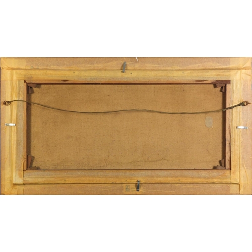 158 - Edward Moore 1896 - Coastal scene with boats and waves crashing, 19th century oil on canvas, framed,... 