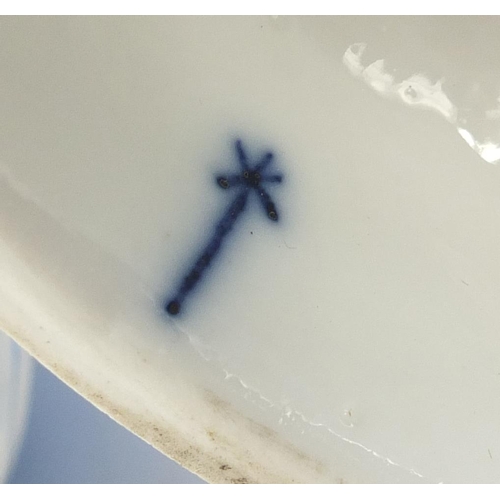 149 - Pair of 19th century Continental porcelain figures of the flower sellers, the largest 27cm high