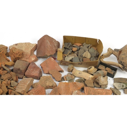 1770 - Collection of Roman Etruscan and medieval pottery fragments