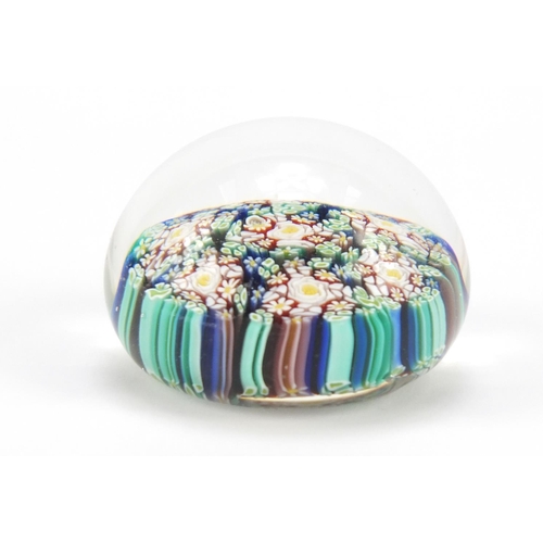 488 - Millefiori glass paperweight, 5cm in diameter