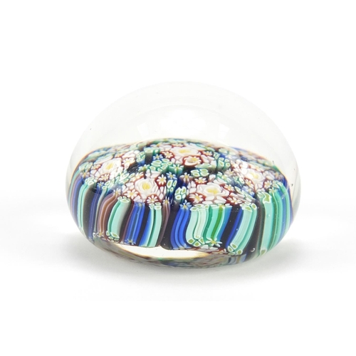 488 - Millefiori glass paperweight, 5cm in diameter