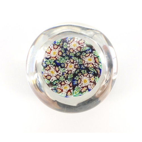 488 - Millefiori glass paperweight, 5cm in diameter