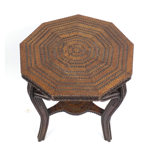 1324 - Anglo Indian occasional table with circular under tier, 72cm high x 60cm in diameter