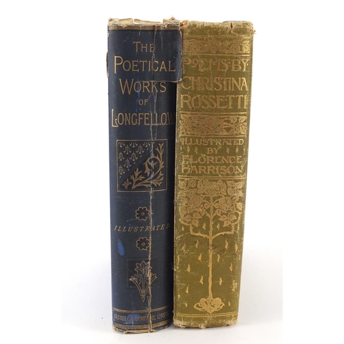 505 - Two hardback books comprising Christina Rossetti poems, The Gresham Publishing Company and The Poeti... 