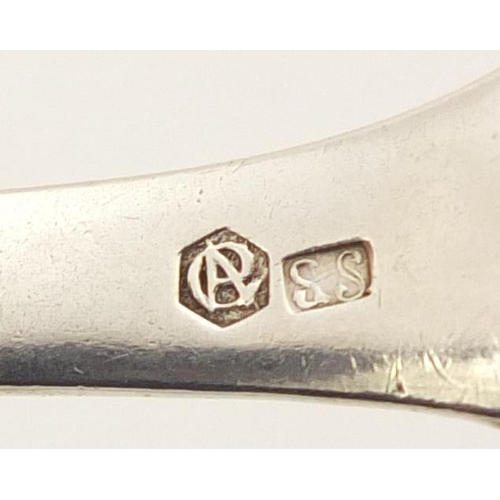 263 - Continental silver spoon with squirrel terminal, impressed makers mark, 17cm in length, 60g