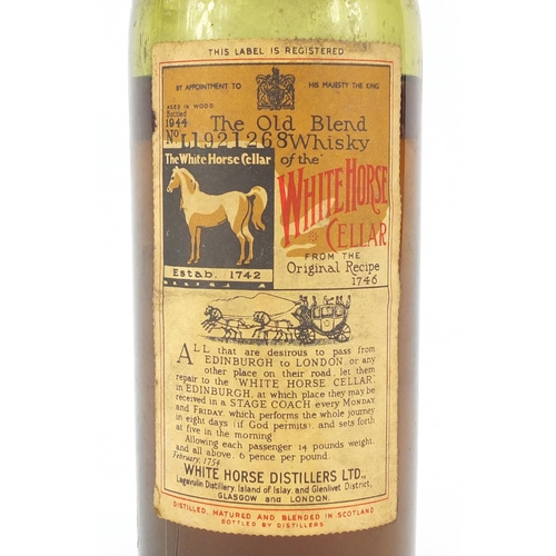 79 - Bottle of 1944 White Horse whisky, numbered L19268