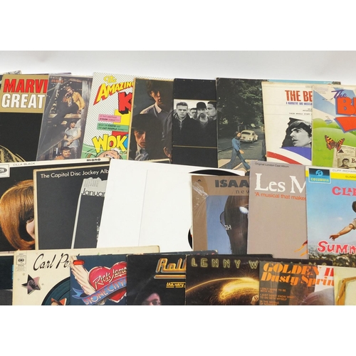 2021 - Vinyl LP's including The Beatles White Album number 0047757 with poster and four photographs, The Ro... 