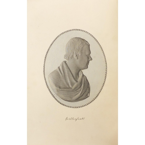 502 - The Complete Works of Robert Burns and Poetical Works of Sir Walter Scott, two 19th century leather ... 