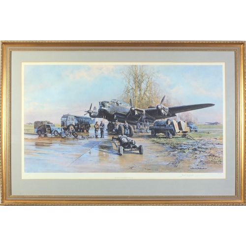 253 - David Shepherd - Winter of '43, somewhere in England, pencil signed print in colour, limited edition... 