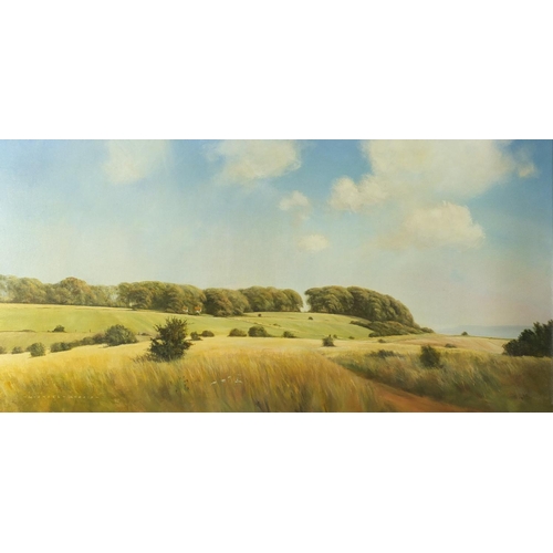 251 - Michael Morris - Summer sunshine, Stanmer, oil on canvas, Stacy Marks labels and inscription verso, ... 