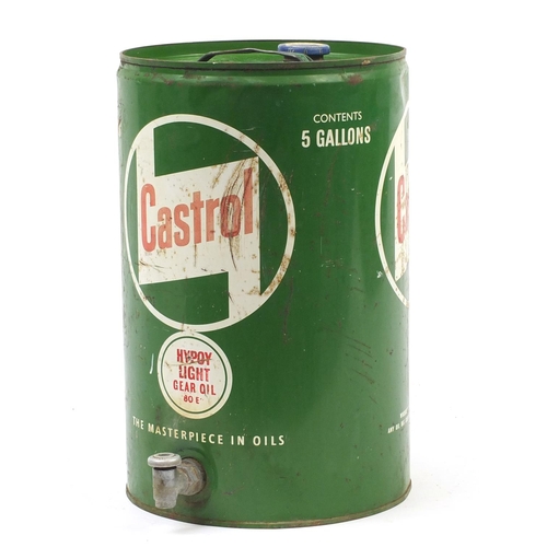 337 - Automobile interest vintage Castrol five gallon advertising oil can, 43cm high