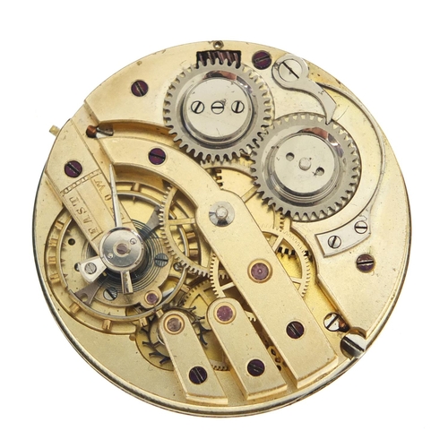 643 - Hebdomas pocket watch, Perry & Co pocket watch movement and a vintage wristwatch