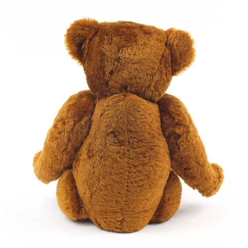 749 - Large Steiff limited edition PB55 teddy bear with articulated limbs and paperwork, 61cm high