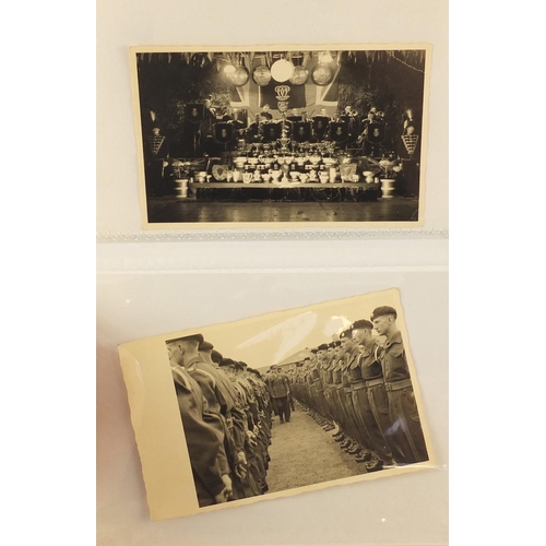 1265 - Early 20th century and later black and white photographs and postcards, mostly military including so... 