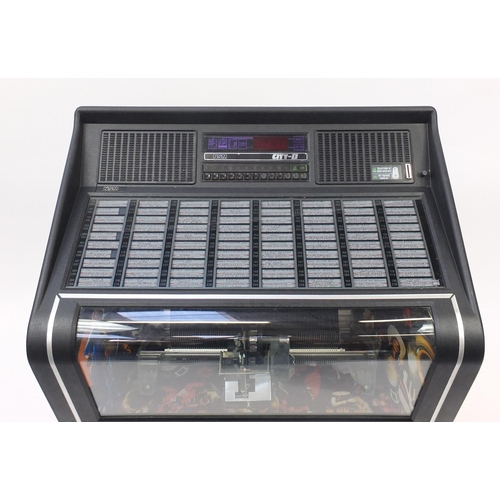 1502 - Retro NSM juke box model City-O, 110cm H x 95cm W x 61cm D