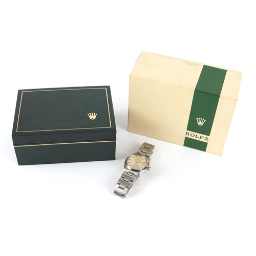 2379 - Rolex Speed King, gentlemen's Oyster Precision manual wristwatch with box and paperwork, the case 30... 