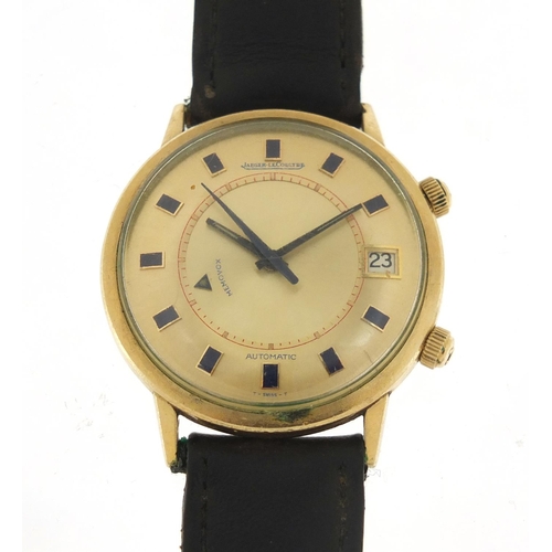 2368 - Jaeger LeCoultre, rare gentlemen's Memovox automatic alarm wristwatch, the case numbered 1280997, 36... 