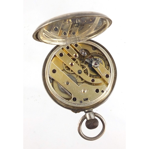 2392 - Four silver open face pocket watches including Camerer, Cuss & Co and one with a fusée movement, the... 