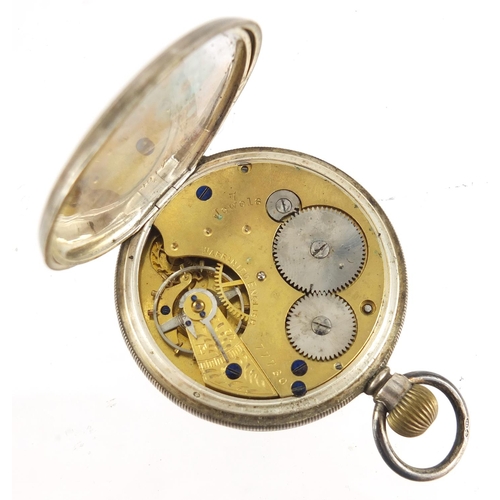 2392 - Four silver open face pocket watches including Camerer, Cuss & Co and one with a fusée movement, the... 