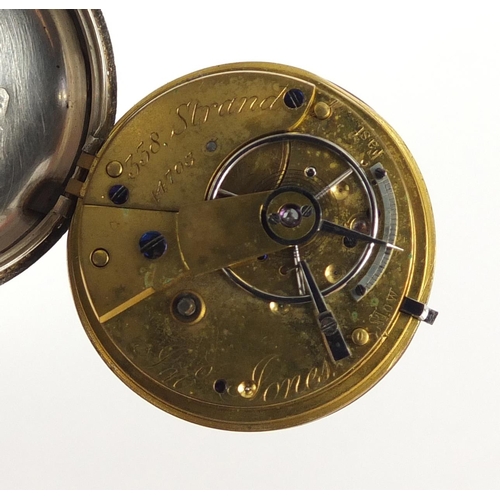 2392 - Four silver open face pocket watches including Camerer, Cuss & Co and one with a fusée movement, the... 