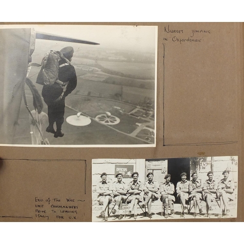 2050 - British military World War II black and white photographs and ephemera, predominantly of Greece and ... 