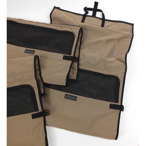 3791 - Five Victorinox suit carriers, the largest each 54cm wide