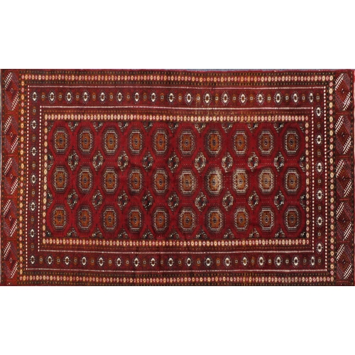 1558A - Rectangular Turkmen Bokhara rug, 200cm x 129cm