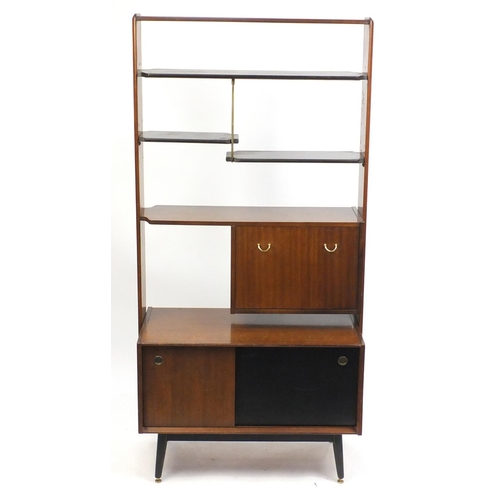 1490 - G Plan, 1960's E Gomme Librenza teak room divider, 190cm high x 92cm W x 47cm D