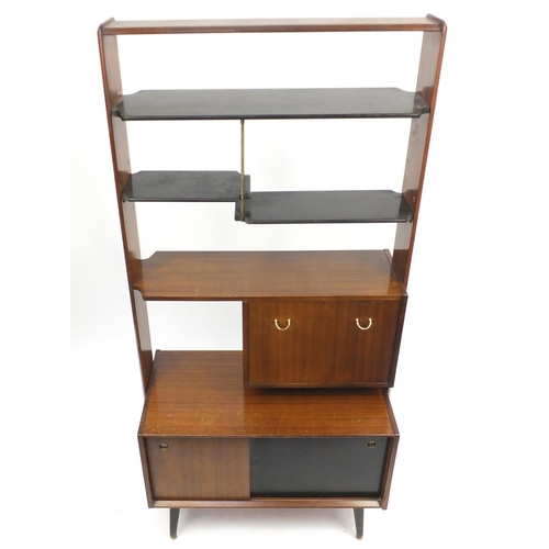 1490 - G Plan, 1960's E Gomme Librenza teak room divider, 190cm high x 92cm W x 47cm D