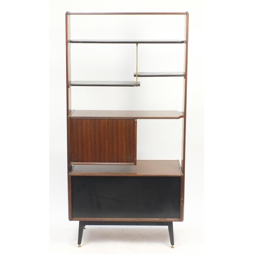 1490 - G Plan, 1960's E Gomme Librenza teak room divider, 190cm high x 92cm W x 47cm D