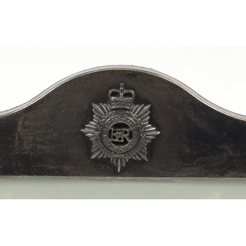 3035 - Kitney & Co, military interest rectangular silver easel photo frame with Royal Corps of Transport in... 