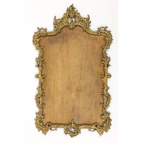 1519 - Large ornate gilt metal frame, 101cm high x 61cm wide