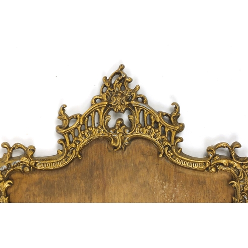 1519 - Large ornate gilt metal frame, 101cm high x 61cm wide