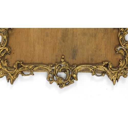 1519 - Large ornate gilt metal frame, 101cm high x 61cm wide