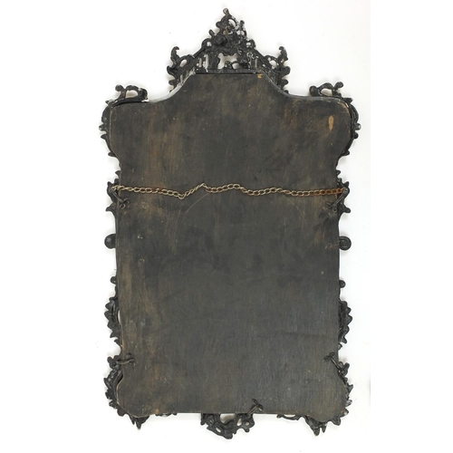 1519 - Large ornate gilt metal frame, 101cm high x 61cm wide