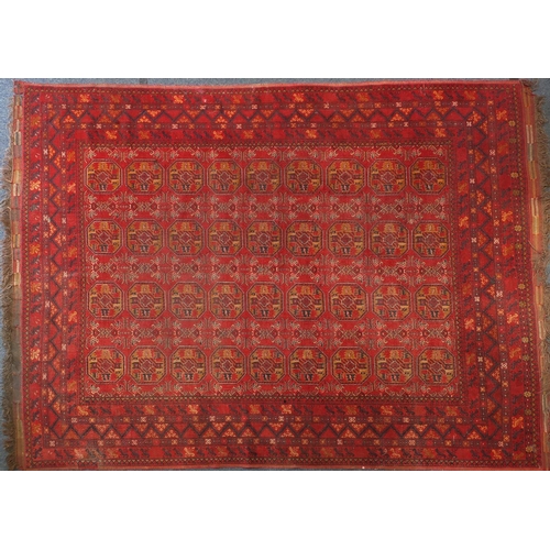 1456 - Rectangular Persian Turkmen Ersari rug, 281cm x 203cm