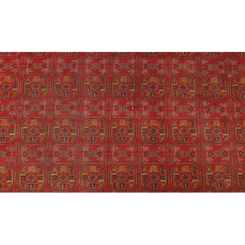 1456 - Rectangular Persian Turkmen Ersari rug, 281cm x 203cm